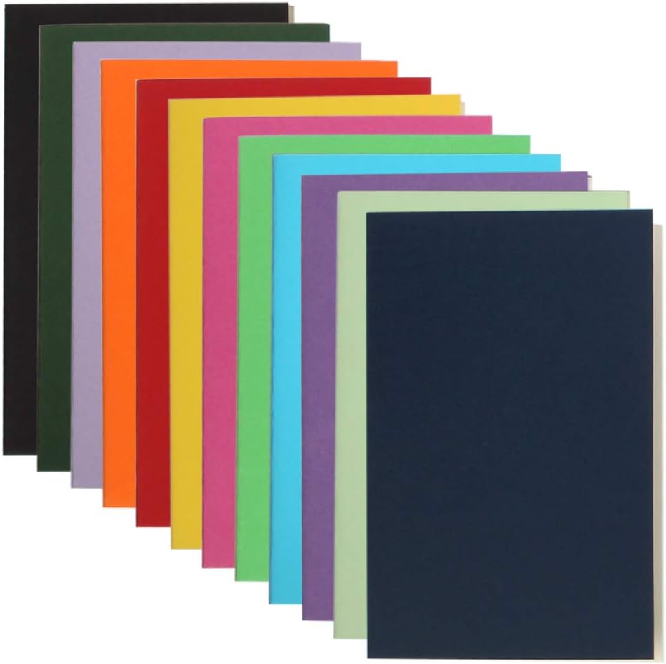 M-Aimee 12 PCS Colorful Notebook Journals Bulk,60 Pages, Travel Journal Set for Travelers, Students and Office, Writing Diary Subject Notebooks Planner， Lined Paper, College Ruled, 5.5"x8.3", A5 Size,