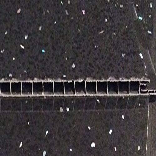 Black Sparkle 5mm Ceiling Cladding Kitchen PVC Plastic Bathroom Panels Wet Wall Shower Wall (12 Pack), 250mm x 2600mm x 5mm - Image 3