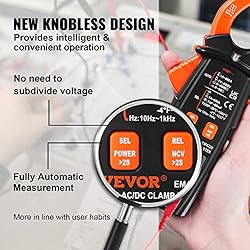 VEVOR Digital Clamp Meter T-RMS, 6000 Counts, 600A