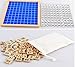 Wooden Toys Hundred Board Montessori 1-100 Consecutive Numbers Wooden Educational Game for Kids with Storage Bag
