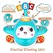 KidPal Toys for Crawling Babies, My First Plane Baby Toy for 1 2+ Year Old Boy & Girl with Music and Light, Moving Toys Encorage to Crawling, Kids Toys for Age 12 16 18M+