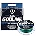 FISHINGSIR GODLINE Braided Fishing Line - Super Power Braid Lines - Abrasion Resistant Superline, 150-1094 Yds, 8-120LB
