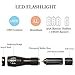 Tactical Flashlight XML-T6 Adjustable Zoomable Focus Self-protect Torch Waterproof 5 Modes 1000 Luments Portable Ultra Bright Light