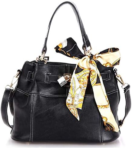 Lock Scarf Bucket Bag Shoulder Crossbody Bags