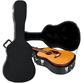 Gator Cases Traditonal Series Hard-Shell Wood Case for 6 or 12-String Dreadnought Style Acoustic Guitars, (GWE-DREAD 12)