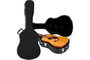 Gator Cases Traditonal Series Hard-Shell Wood Case for 6 or 12-String Dreadnought Style Acoustic Guitars, (GWE-DREAD 12)