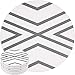 ENKORE Absorbent Coasters for Drinks, Set of 6 Extra Large 4.3