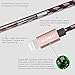 [Apple MFi Certified] Eoso 6.6 Feet/2 M Extra Long Nylon Braided USB Cable with Aluminum Cap on 8 Pin Lightning Connector for iPhone 7 / 6 Plus,iPad Air 2 and More (6.6Ft Rose Gold)
