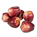 Juvale 6-Piece Fake Fruit Apples - Artificial Fruit Plastic Deep Red Apples for Still Life Paintings Storefront Decoration Kitchen Decor Red - 2.7 x 3 x 2.7 Inches