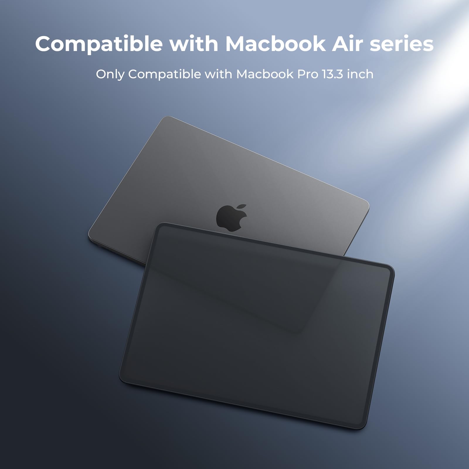 BlueSwan Case Compatible for MacBook Pro 13 Inch M2 M1 A2338 A2251 A2289 A2159 A1989 A1708 A1706, Released 2022-2016, Shatterproof Frame + Matte Anti-Fingerprint Protective Case, Black