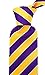 Scott Allan Yellow Purple Ties for Men | College Regiment Striped Necktie | Purple Tie's Men's | Corbata Para Hombre Elegantes