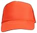 DALIX Blank Hat Summer Mesh Cap in Orange Trucker Hat