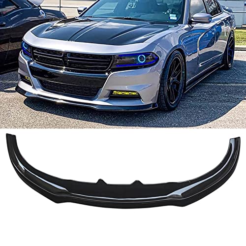 NINTE Front Bumper Lip Compatible with 2015-2022 Dodge Charger RT，Front