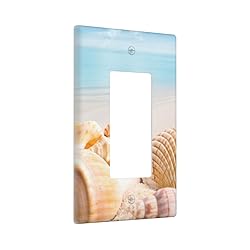 Beach Shells Light Switch Cover Decorative Single
