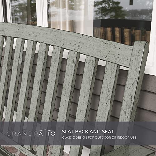 Grand patio Outdoor Benches, Garden Bench with AntiRust Aluminum Steel