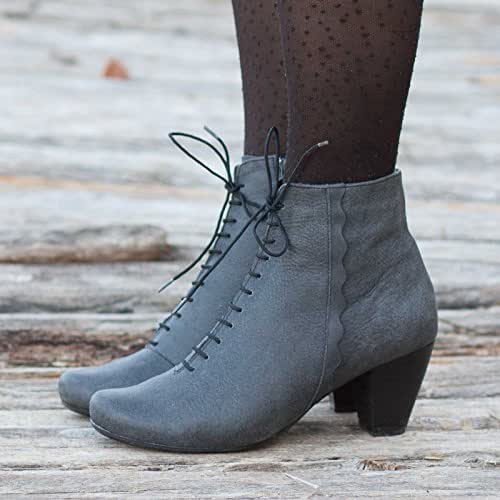 Black Women�s Leather Boots Handmade