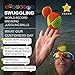 speevers Juggling Balls for Beginners and Professionals Set of 3, 14 Colors Available, 2 Layers of Net and Carry Case, Xballs Juggling Balls (Black - White, 3.9 oz)