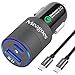 Meagoes Fast Charging Car Charger, Compatible with Google Pixel 3 XL/3/3a XL/3a/2 XL/2, Pixel XL/C, Power Delivery & Quick Charge 3.0 Enabled, 18W PD Car Adapter with USB C to C Rapid Charge Cable