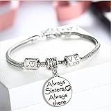 FULLIN Family Bracelet The Love Between Mother and Daughter Is Forever Bracelet