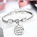 FULLIN Family Bracelet The Love Between Mother and Daughter Is Forever Bracelet