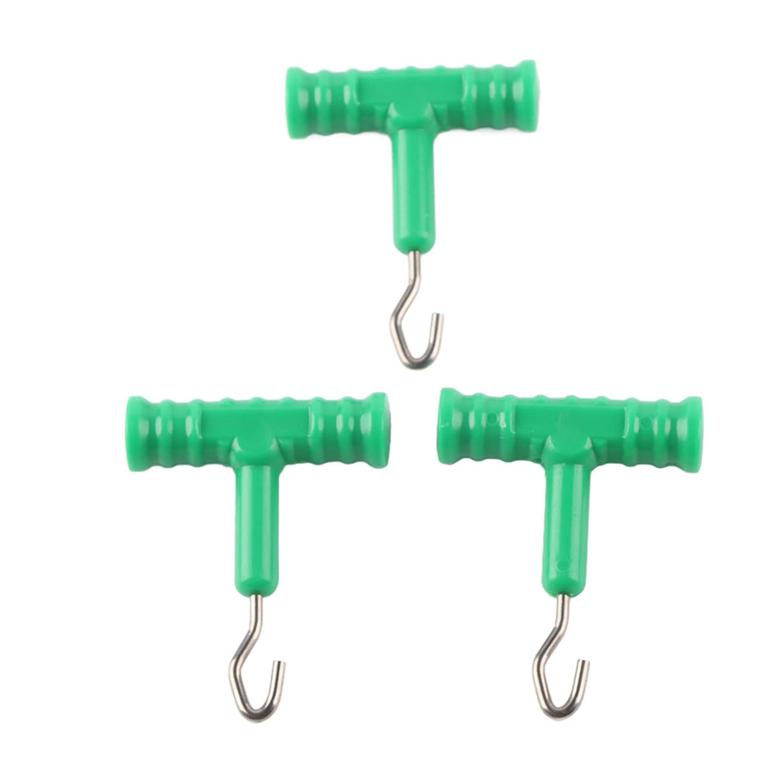 Demeras Carp Fishing Knot Puller Knot Tester Tightener Rig Hook Puller for Freshwater Fish for Fishing (green)