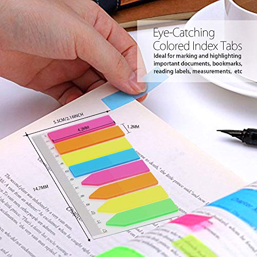 2 Pack A5 Refill Paper & 2 Pieces A5 Loose-Leaf Pockets & 1 Pack 160 Pieces Index Tabs with Ruler, LEOBRO A5 6 Holes Refillable Craft Paper for 6-Ring Binder Leather Journal Notebooks