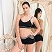Alyce Athletics Women's Seamless Boyshort Sport Panty with Cut Out Design, Pack of 6