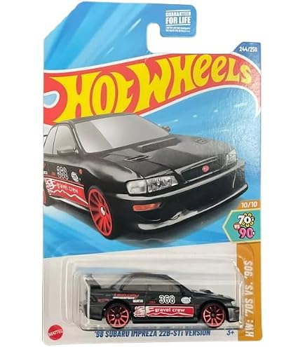 Amazon.com: Hot Wheels '98 Subaru Impreza 22B-STi Version, 1:10