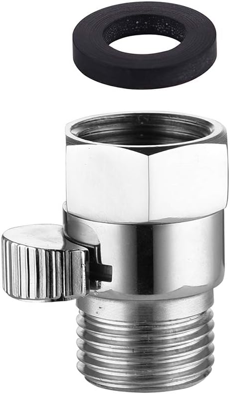 CIENCIA Shower On Off Valve Brass Shower Head Hose Adapter Faucet ...