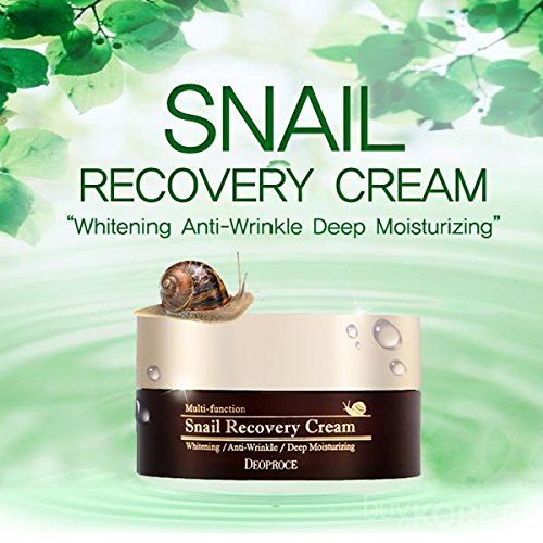 Deoproce Snail Recovery Cream Snail Mucus Effect, Korean Skin Care