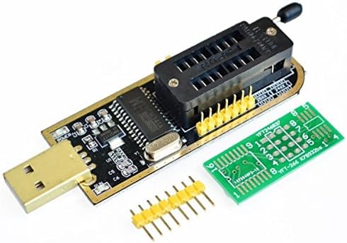 Mustwell CH341A 24 25 Series EEPROM Flash BIOS USB Programmer with Software & Driver