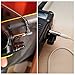 2.5mm Male to 3.5mm Female 3 Ring 4-Pole Jack Audio Adapter Converter for Headphone Earphone Headset