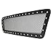 E-Autogrille 04-08 Ford F-150 Front Main Upper Rivet Black Powder Coated Replacement Stainless Steel Mesh Grille Insert (46-0724)