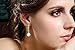 925 Sterling Silver Cubic Zirconia Stud Dangle Pearl Earrings for Women Drop Wedding Earrings