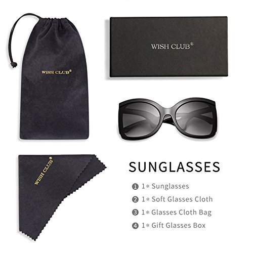 RAYSUN Sunglasses for Women Oversized Square Sunglasses Multi Tinted Frame Fashion Modern Shades 100% UV Protection Eyewear