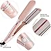 AsaVea Professional Ceramic Hair straightener,Flat Iron with Advanced Infrared Technology Cause Less Damage, Heats Fully In 90 Seconds, Shuts Off Automatically, Styles Your Hair With No Burning