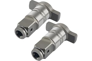 TorSor 2 Pack 1/2‘’ Anvil Wrench Pin Converter Shaft Adapter for Cordless Impact Block Driver Power Wrenches Chuck System Spindle Electric Hammer Spanner Drill