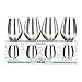 Homewell Stainless Steel Stemless Wine Glasses Set of 4, 18 oz. Brushed Metal Shatterproof Tumbler Cups