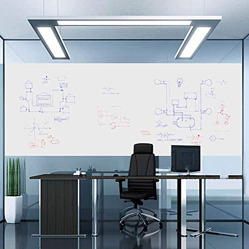 ZHIDIAN Whiteboard Wall Sticker, Dry Erase Sheet Wallpaper, Adhesive