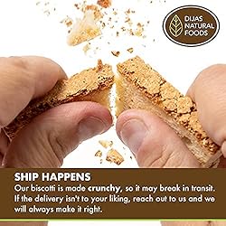 DIJAS Natural Foods, Crunchy Fat Free Biscotti