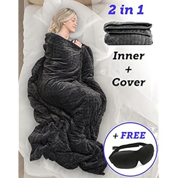 Amazon.com: 25 lbs | Premium Weighted Blanket For Adults ...
