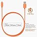 iPhone Cable Lightning, Cambond Apple Certified iPhone Cord 8 Pin Lightning Cable for iPhone 7/7 Plus 6 / 6s / 6s Plus, iPhone 5s 5c 5, iPad Air 2 Mini 2/3 / 4, iPad Pro (Orange 6ft)