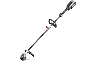 Cordless Weed Wacker, ENHULK 58V 16" String Trimmer - Carbon Fiber, 3-Speed Setting, Brushless Trimmer with EZ-HMI LED Control Panel, Fast Load Bump Feed, 2.5Ah Battery/Charger Included