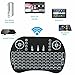 Jabond BK8 Backlit Mini Keyboard Touchpad Mouse Wireless Keyboard with Touchpad and Multimedia Keys for Android TV Box Google Smart TV HTPC PC Xbox 360 Tablet Mac Linux Windows OS