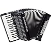 Weltmeister Piano Akkordeon Rubin schwarz
