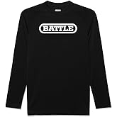 Battle Unisex-Child Youth Long Sleeve Performance-Big Logo