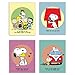Summit Designs Charlie Brown and Snoopy Bedroom Nursery Wall Art Prints - Set of 4 (8x10) Poster Photos - Peanuts and Quotes Decor