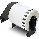 BETCKEY - Compatible Continuous Film Labels Replacement for Brother DK-2212 (2.4 in x 50 ft), Use with Brother QL Label Printers [1 Roll]