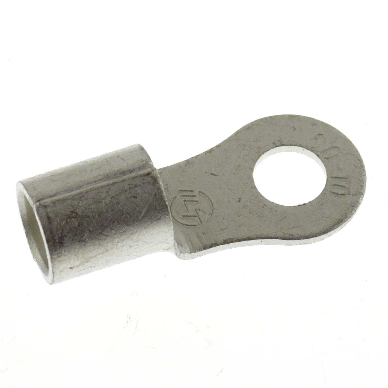 Pack of 10 SeKi Ring Cable Lugs 50-70 mm², M10 I Crimp Cable Lugs Uninsulated I for Multi, Fine-Wire Conductors I Press Cable Lug Made of Tinned Copper