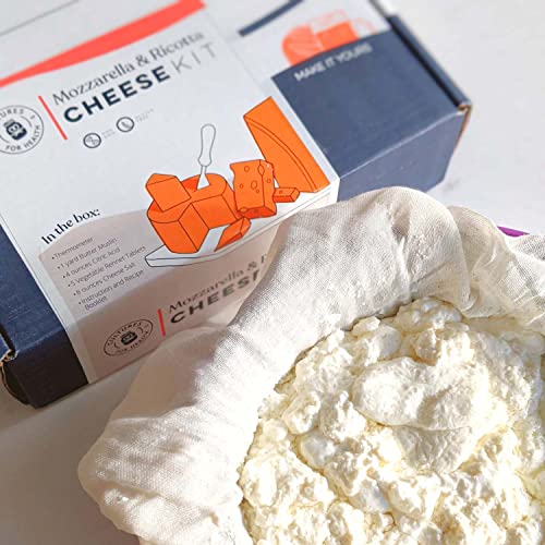 Cultures for Health Mozzarella & Ricotta Cheese Making Kit 5 Piece